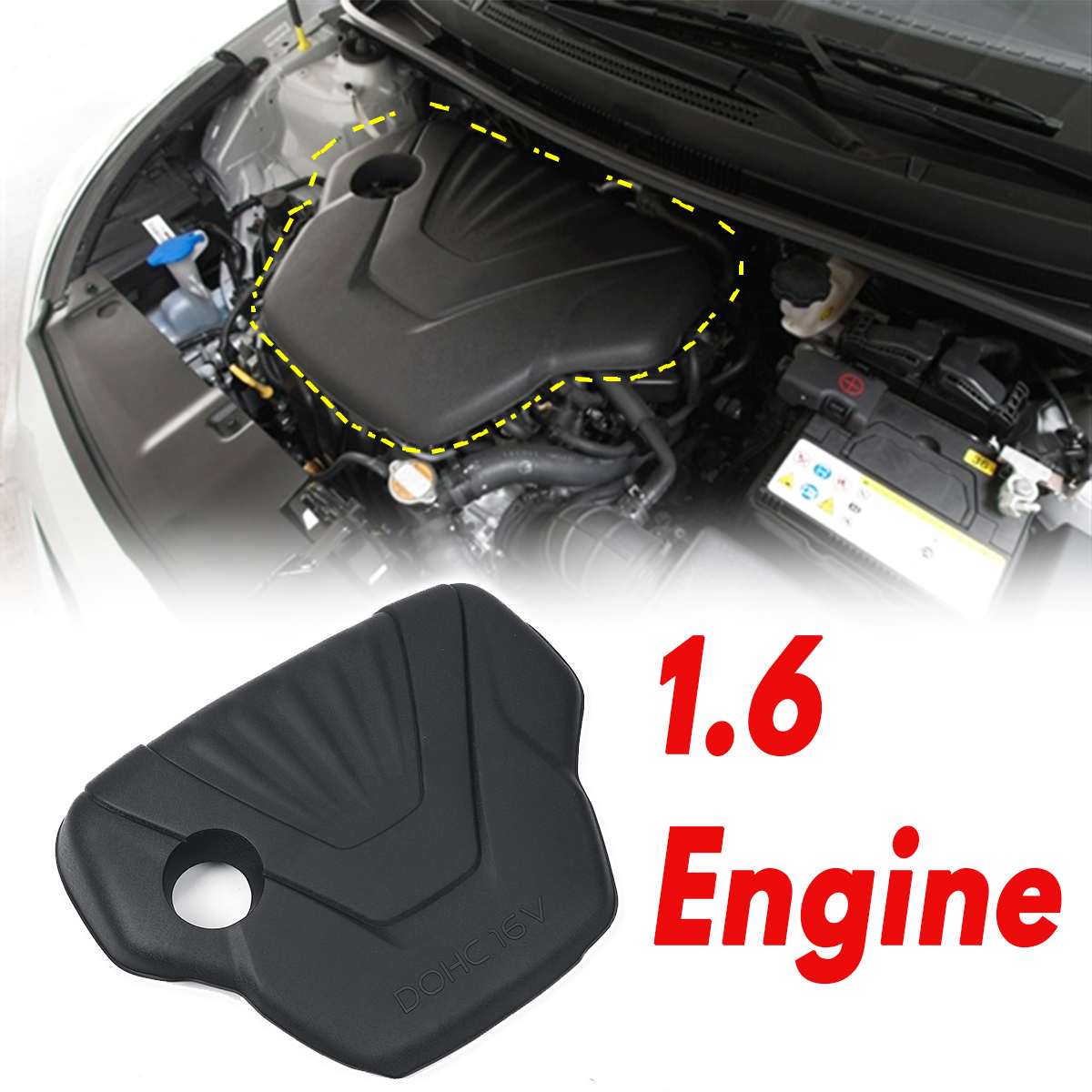 

Защитная крышка крышки двигателя 29240-2B810 для Kia RIO для Hyundai Solaris Creta IX25 для Sonata Tucson Двигатель 1.6