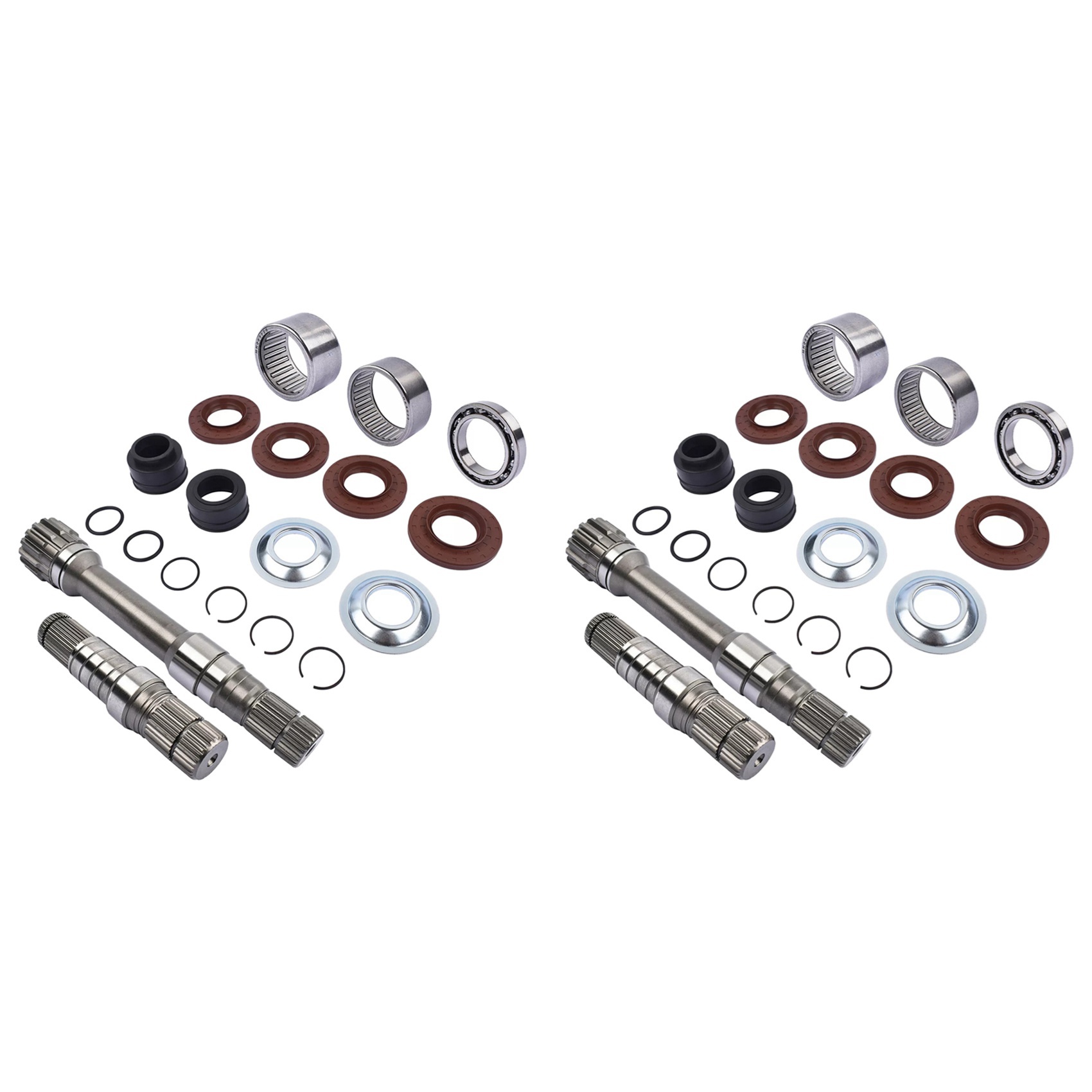 

2X Комплект внутреннего вала переднего правого промежуточного вала для Dodge Ram 1500 3.0L 4.7L 68257420AF 68257421AF 68257422AF