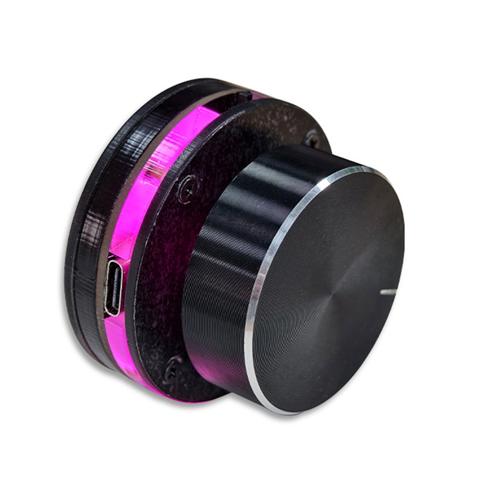 Контроллер настройки внешнего носителя Type-C USB-ручка регулировки громкости для системы Android Мультимедийная подсветка ПК RGB в комплекте