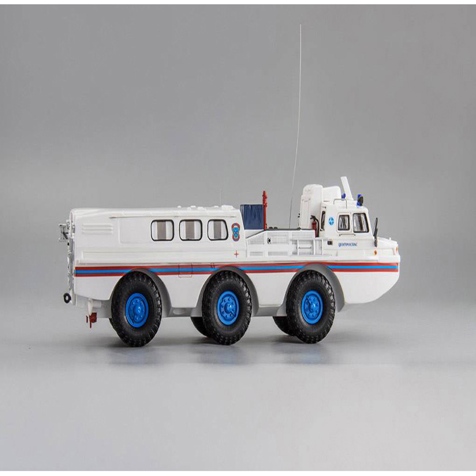 ZIL 49061 MES BLUE BIRD (USSR RUSSIA CAR) WHITE | ЗИЛ 49061 МЧС