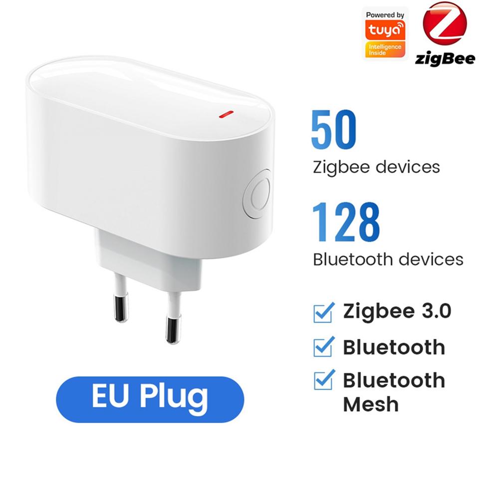 Tuya Zigbee 3.0 Smart Gateway Hub Multi-Modèle Smart Home Bridge Télécommande sans Fonctionne pour Alexa & Home