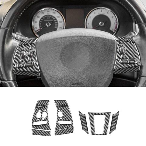 Карбоновое волокно для Jaguar XF 2008-2015 Комплект отделки крышки рулевого колеса автомобиля Аксессуары для интерьера