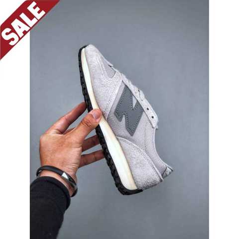 Удобство Обувь кроссовки New Balance 1 Серый Ретро Легкий Баланс Повседневные Кроссовки вдохновлены ретро беговыми