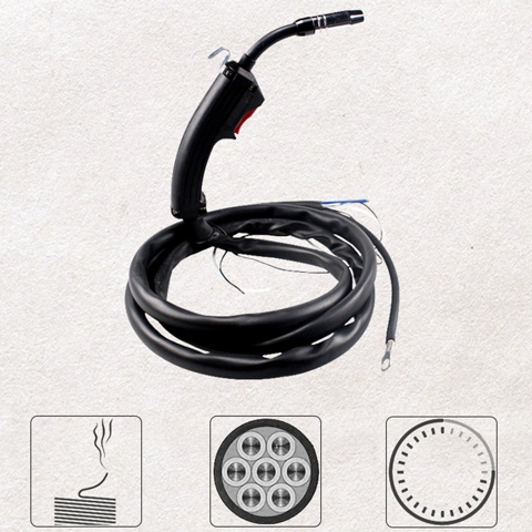 Сварочный аппарат Mig Mag/Принадлежности для оборудования Сварочная горелка Binzel 14Ak для сварочного оборудования Mig Mag с кабелем длиной 2 м