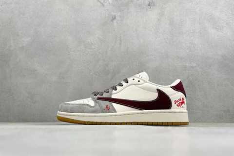 Обувь кроссовки Новинка G version Air Jordan 1 Low AJ1 лимитированная серия, год лошади, высокое качество Недавно