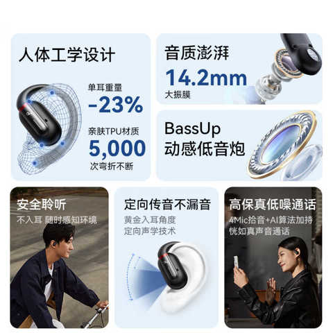 Наушники Soundcore V30i Bluetooth НакладНые Костная Проводимость Удобные Для Спорта Бега Велоспорта A3873