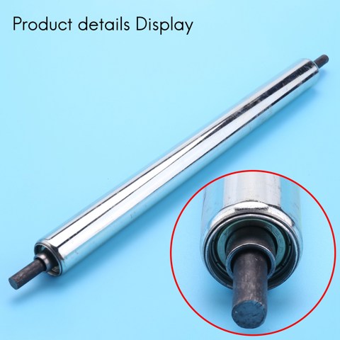 ролик конвейера сборочного конвейера из углеродистой стали размером 25 мм x 300 мм