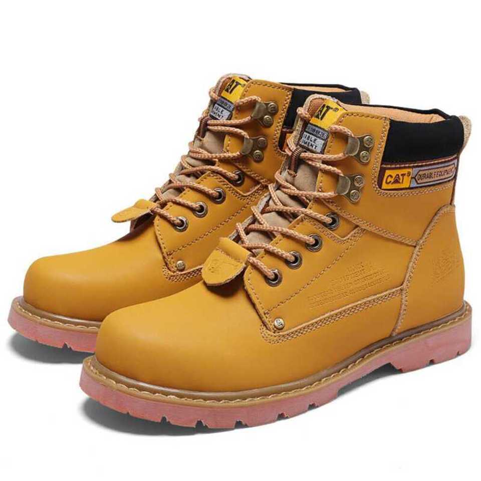 Обувь Caterpillar Осенне-зимние Мужские КлассичесКие Ботинки Кэжуал В Стиле РетРо Теплые И Удобные Низкий Вырез