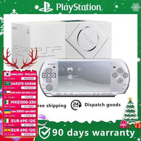 копия 1: 1 Sony PSP 3000 Original PlayStation Portable PSP-3006 Handheld Arcade Game Console Holiday Christmas Gifts +Free Games