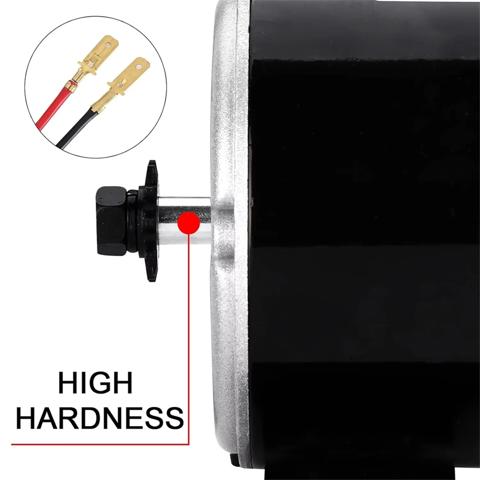 24 В 300 Вт высокоскоростной матовый двигатель постоянного тока 2750 об/мин высокоэффективный алюминиевый электродвигатель постоянного тока для электрического скутера новый