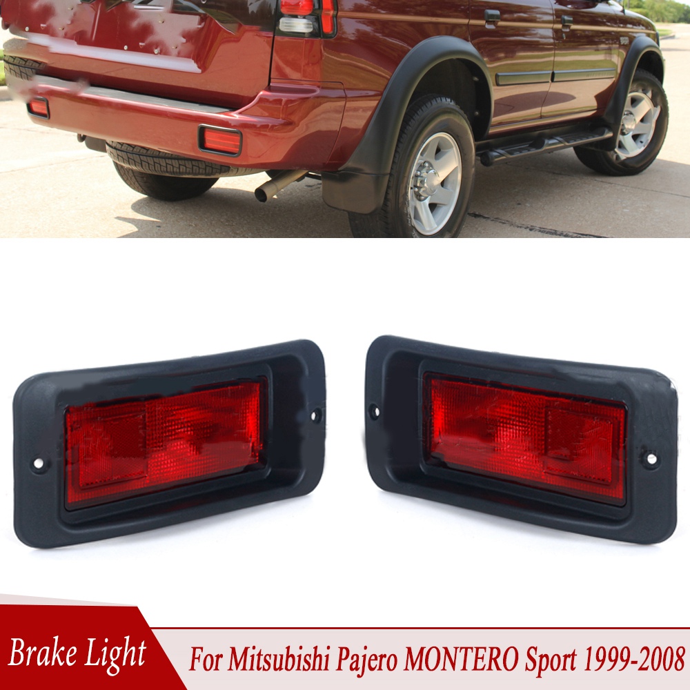 

1 Пара Отражателей заднего бампера, Задний фонарь для Mitsubishi Pajero Montero Pajero Sport 1999-2008