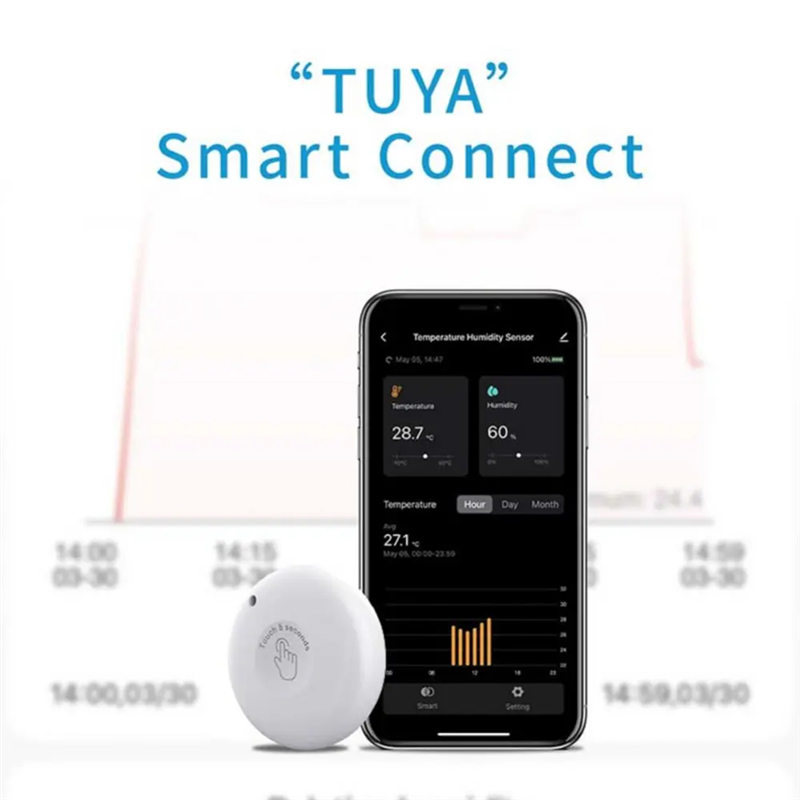 

Tuya Bluetooth PT216B ABS Измеритель Влажности воздуха в помещении и на открытом воздухе Термометр-гигрометр Датчик-измеритель