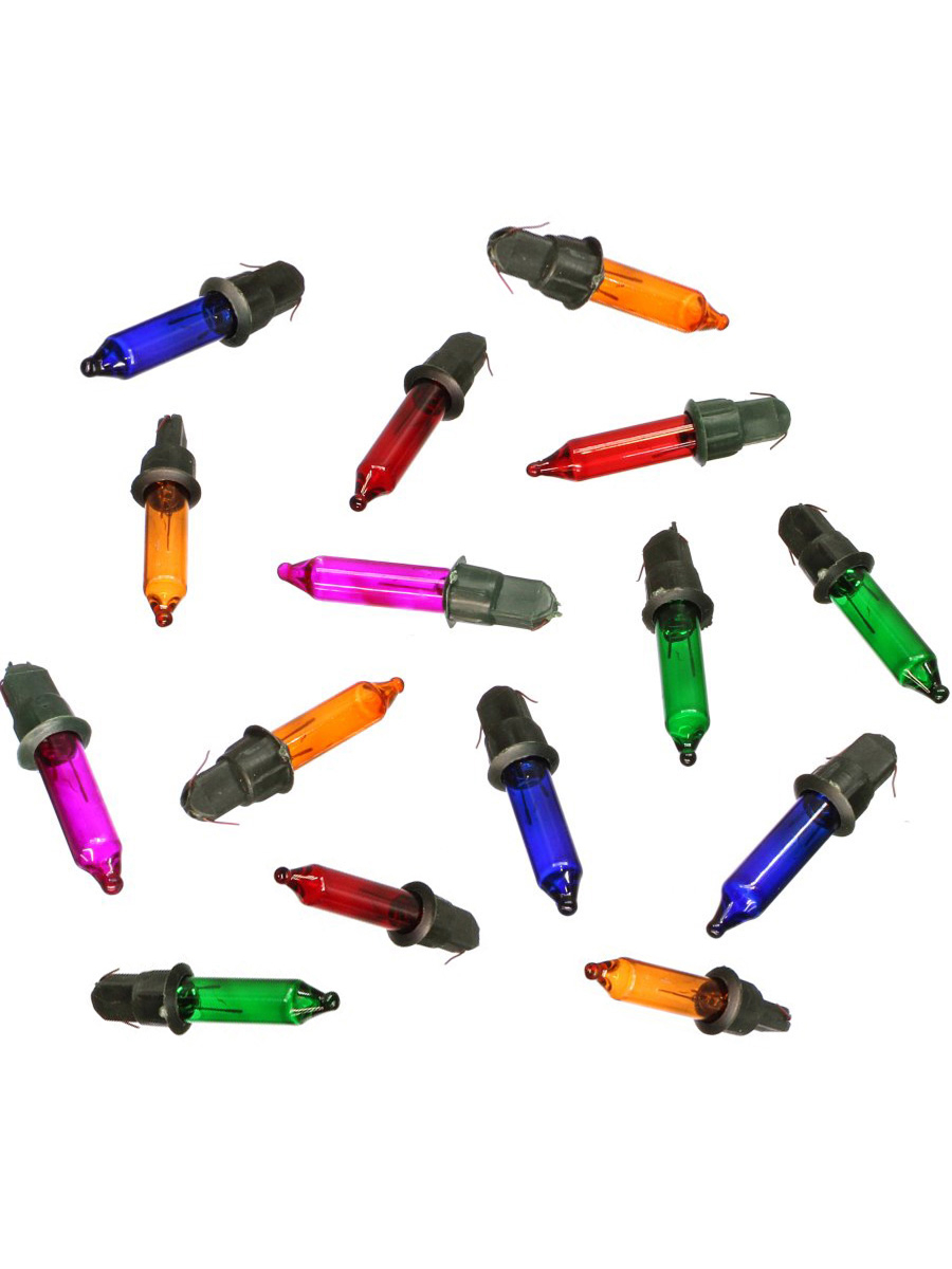 

Лампа для гирлянд свеча, цветные (упаковка 10шт)