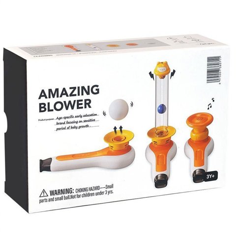 Детская игрушка Монтессори 3 в 1 - Свисток, Надувной мяч, Плавающий шарик-дудочка