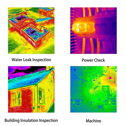 Тепловизор, Инфракрасная камера 2,8-дюймового тепловизора, 320X240, от -40℃ до +300℃, Встроенный чип SPI Flash, зарядка через USB C