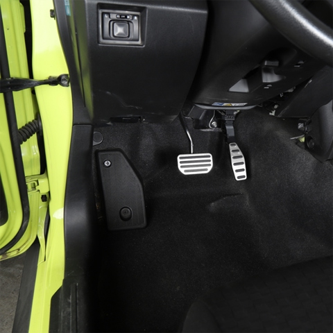 Накладки на педали тормоза акселератора автомобиля для Suzuki Jimny 2010 2011 2012 2013 2014 2015 2016 2017 2018 2019 2020, серебристый