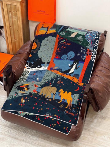 Новый платок из кашемира и шелка 140x140 двусторонний одного цвета премиум качество нежная текстура аналог Hermes лимитированная коллекция