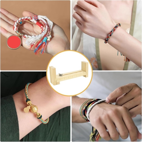 Зажим для деревянного браслета, Производитель браслетов с деревянным зажимом, Набор инструментов для плетения браслетов, Зажим для браслета ручной работы своими руками