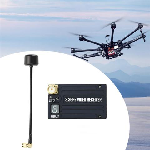 Видеоприемник для очков 3,3 G мощностью 4 Вт с модулем VRX CVBS PAL / NTSC Поддерживает диапазон частот 3,3 ГГц A и B для видео очков Fpv