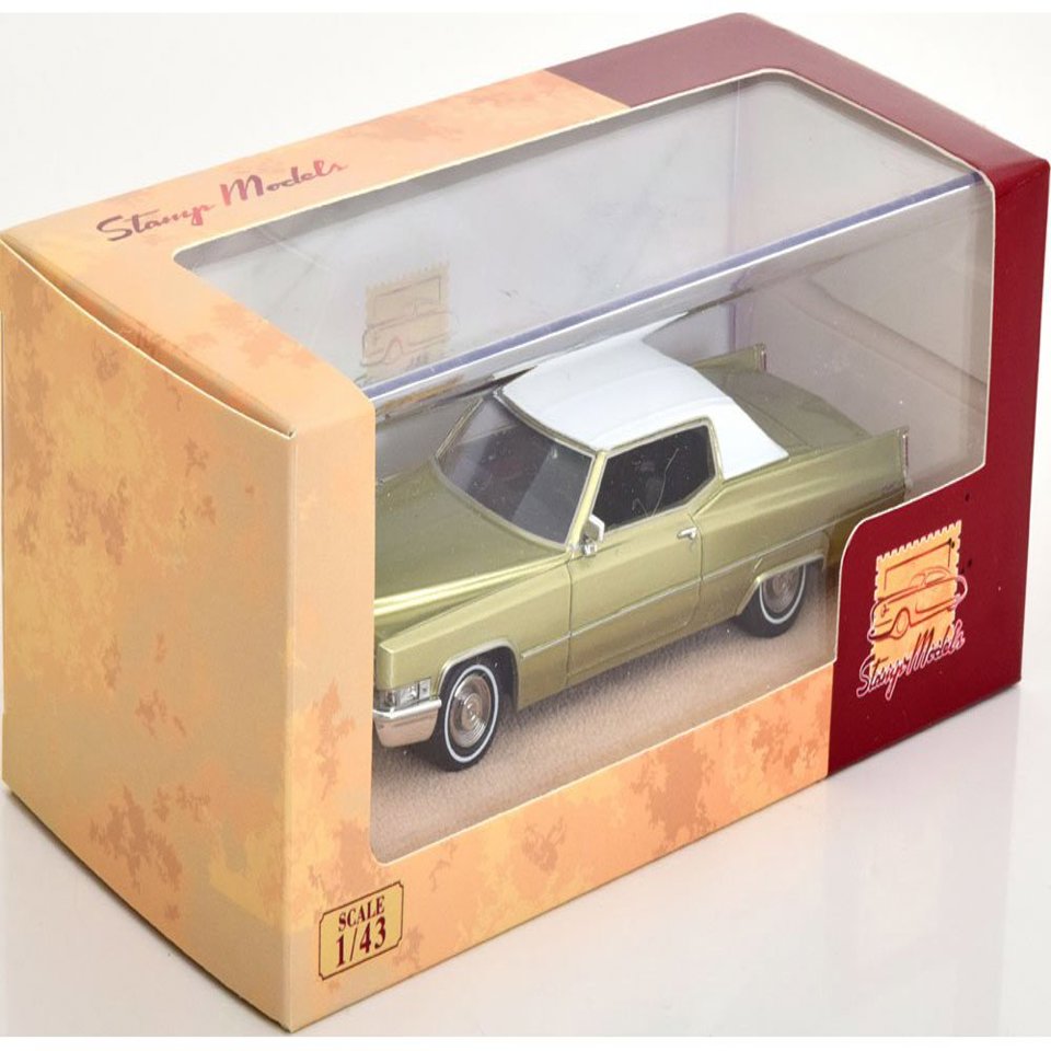 Модель автомобиля Cadillac Coupe DeVille 1969 1:43 Stamp Models