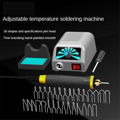 Инструменты для выжигания древесины LH20, Набор дровяных горелок с регулируемой температурой, для начинающих мастеров по выжиганию древесины, Пирографический станок, штекер EU