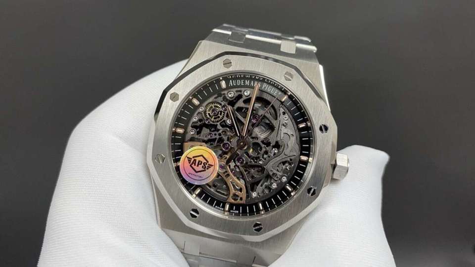 Высочайшее качество Рекомендация на сегодня Audemars Piguet Royal Oak 15407ST Скелетон 41 мм 3132 Механизм Высочайшее качество Отправка Реальный