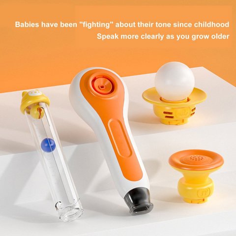 Детская игрушка Монтессори 3 в 1 - Свисток, Надувной мяч, Плавающий шарик-дудочка