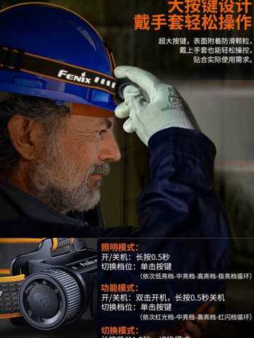 Налобный Фонарь Fenix HM70R - Сверхъяркий Перезаряжаемый Водонепроницаемы