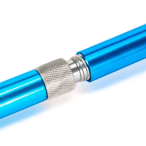 Копье-шест из синего алюминиевого сплава, Съемный трехсекционный съемный гарпун, Колючий стержень из нержавеющей Стали, Стальной зажим для вилки