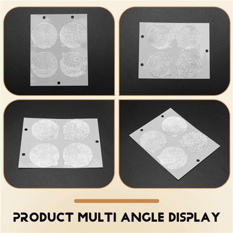 100шт Клейкие крышки из алюминиевой фольги, уплотнители, наклейки для наполнения одноразовых пустых кофейных капсул Nespresso, Многоразовая крышка 37 мм