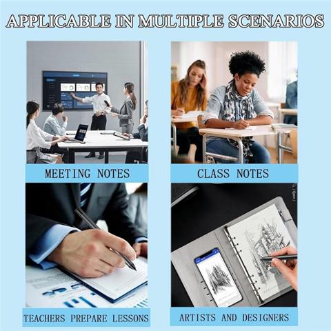 Syncify Digital Sketchbook Pro V2, интеллектуальная ручка для синхронизации по Bluetooth 5.0 и цифровой блокнот, инструмент для письма и создания заметок