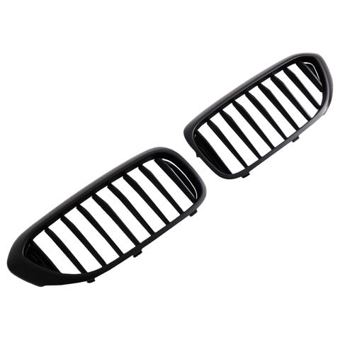 Решетки для переднего бампера, гоночные решетки с одной линией для BMW 5-Series G30/G31/G38 530i 540i 550i, матовый черный