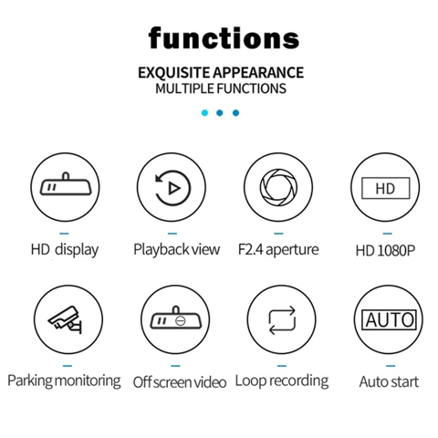 G30 Driving Recorder HD Ночного видения Универсальный автомобильный видеорегистратор Автомобильные принадлежности Аксессуары Компоненты