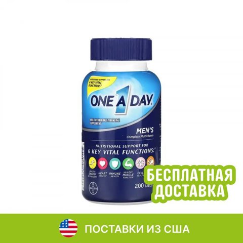 Men's Complete Multivitamin, 200 Tablets