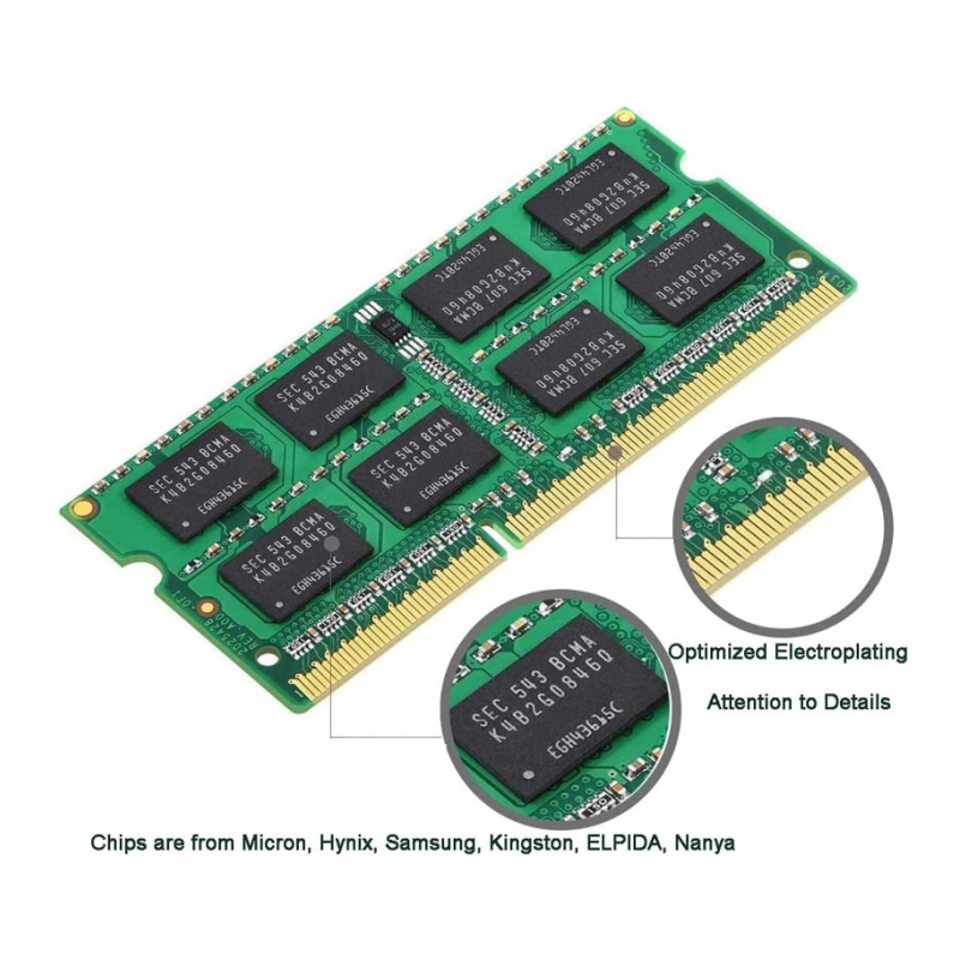 DDR3 DDR3L DDR4 DDR5 8GB 4GB 16GB laptop Ram PC3 1.5V 1333 1600 PC4 1 ...