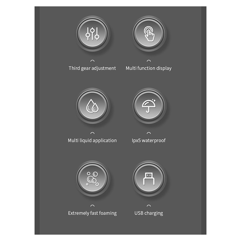 Сенсорный дозатор мыла Автоматический Пенящийся дозатор для ручной стирки Настенный дозатор жидкого мыла для Ванной комнаты и Кухни