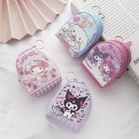 Cartoon coin purse Мини-рюкзак Melody Sanrio Миниатюрный Набор КанцелярсКих Принадлежностей Полный КомплеКт Креативная Детская И