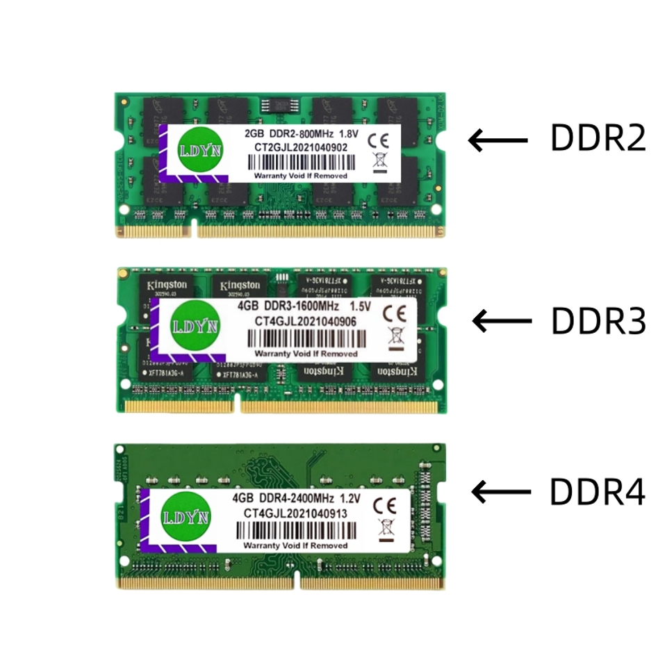 DDR3 DDR3L DDR4 DDR5 8GB 4GB 16GB laptop Ram PC3 1.5V 1333 1600 PC4 1 ...