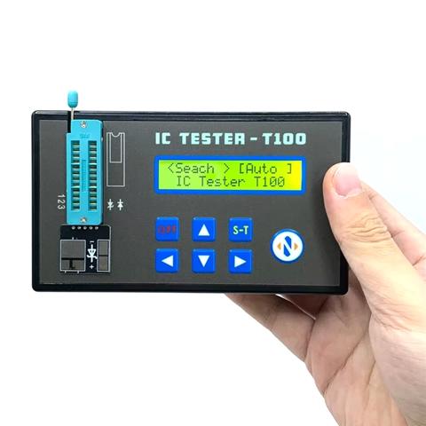 Светодиодный тестер интегральных схем Транзисторный тестер микросхем общего назначения для тестирования логических микросхем 74HC 74LS CD40 45/145