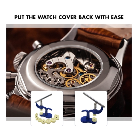 Доводчик задней крышки часов - Аксессуары для ремонта часов - Инструмент для закрывания задней крышки часов - Пресс для наручных часов