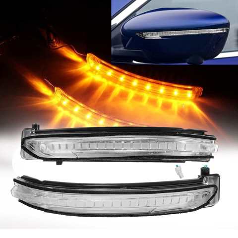 Светодиодный Индикатор поворота зеркала заднего вида для Nissan X-Trail Rogue Qashqai Murano 2014 2015 2016 2017 Повторитель поворота (правая сторона