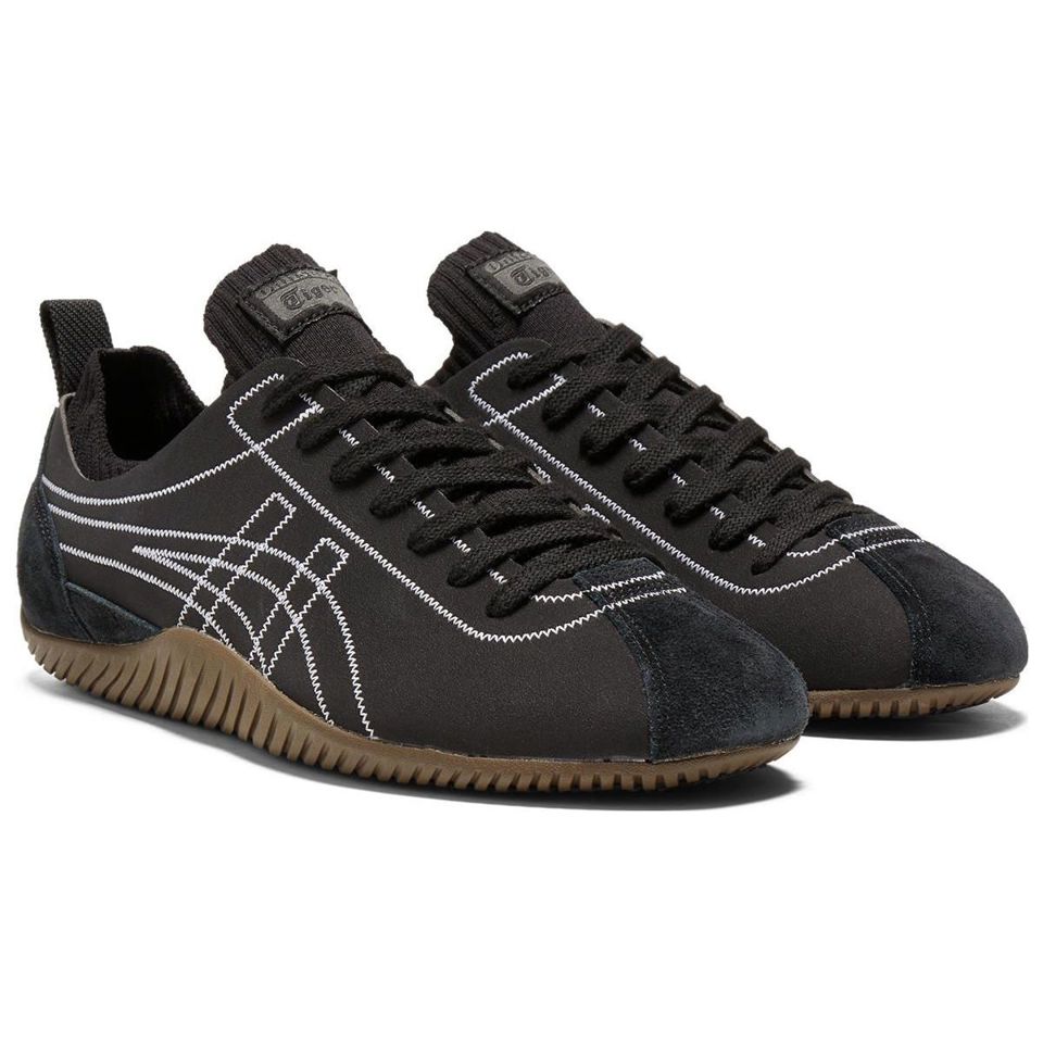 Черно-белые кроссовки унисекс Onitsuka Tiger Sclaw 1183B969-001