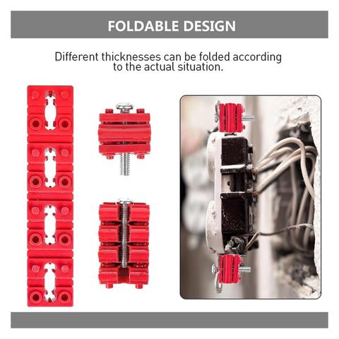 Переключатель и адаптер розетки для электрической коробки, 100 шт. распорки для электрической розетки