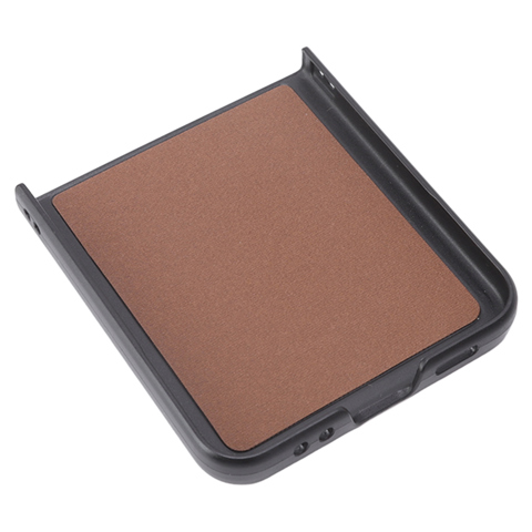 Классический чехол-книжка из искусственной кожи для складного телефона Samsung Galaxy Z Flip 4, мягкая подкладка, черный