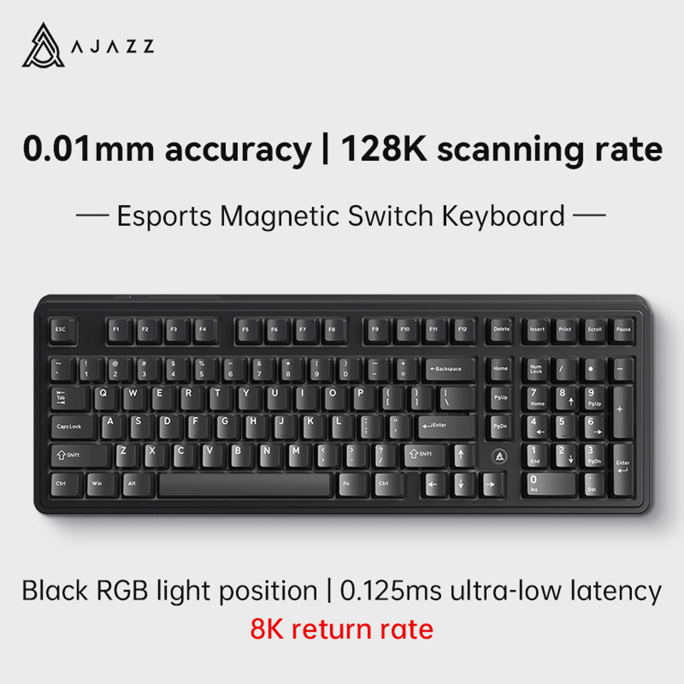 M.AKページ AJAZZ AK980 MAX wired magnetic axis keyboard Gasket structure full