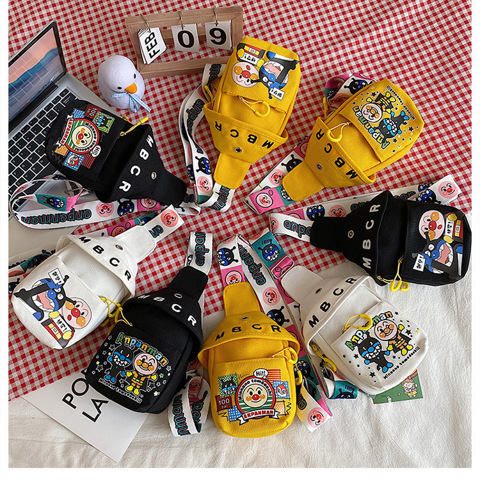 Cartoon coin purse Новая Модная Сумка-кроССбоди С ИзображенИем Анпанмана Повседневная Милая Мини-суМка На Грудь КошелеК Для Моне