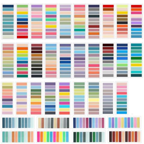 7400 Листов Прозрачных стикеров для заметок, Самоклеящаяся Закладка для заметок, Книга для чтения, Прозрачная вкладка, Простая в Использовании