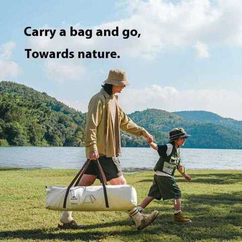 Naturehike Ango Кемпинг Автоматическая Палатка 3-4 Человека Быстро Открывающийся Встроенный Портативный Навес Для Пикника На