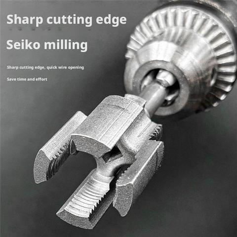 Инструмент для нарезания наружной резьбы на трубах для внутренней и наружной резьбы на водопроводных трубах, совместимый с электрической дрелью, Набор для нарезания резьбы на трубах из Пвх