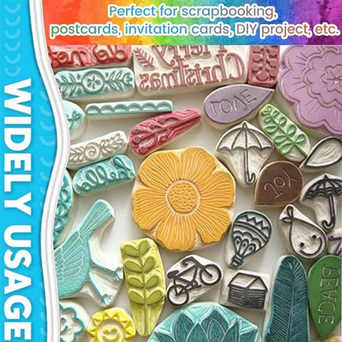 14шт Резиновый блочный штамп для вырезания блоков Набор резиновых штампов, набор для изготовления штампов своими руками, для гравюры